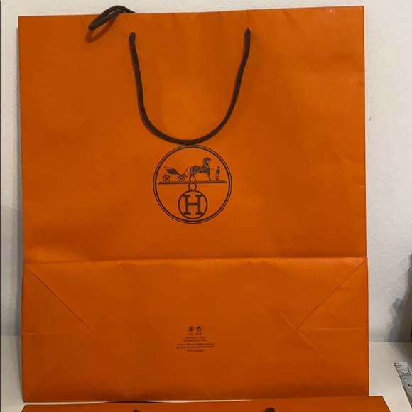 5 Large Hermes Gift Bags - Picture 3 of 3
